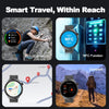 LEMFO LF38 1.6 inch IPS Screen Steel Strap Smart Watch Supports Blood Oxygen Monitoring(Black)