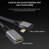 Micro HDMI Male Elbow to HDMI Female 4K UHD 18Gbps Connection Cable, Length:20cm(Grey)