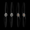 For DJI Mavic Mini 3 Pro STARTRC 2 Pairs Color LED Flash Lamp Low Noise Propellers (Transparent)