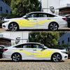 2 PCS/Set D-503 Totem Pattern Car Modified Decorative Sticker(Yellow)