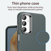 For Samsung Galaxy F15 5G Carbon Fiber Series IMD Phone Case(Grey)