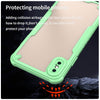 For iPhone XS Max Armor Glaze PC Hybrid TPU Phone Case(Green)