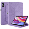 For Xiaomi Redmi Pad Pro 12.1 Tree Life Embossed Rotation Leather Tablet Case(Purple)