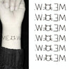 10 PCS Classic Black  Waterproof Temporary Tattoo Sticker(HC-213)