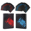 2pairs 54pcs Waterproof Plastic Poker Table Games Cards PVC Magic Playing Cards(Blue)