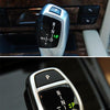 Car Gear Lever Auto Parking Button Letter P Cap for BMW G Chassis Series, Left Driving (Black)