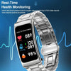 K20 1.14 inch Leather Band Earphone Detachable Life Waterproof Smart Watch Support Bluetooth Call(Brown)