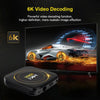 HK1 RBOX-H8S 4K Ultra HD Android 12.0 Smart TV Box with Remote Control, Allwinner H618 Quad-Core, 4GB+64GB(UK Plug)