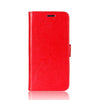 For Alcatel 1SE  2020 R64 Texture Single Horizontal Flip Protective Case with Holder & Card Slots & Wallet& Photo Frame(Red)