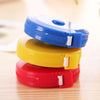 4 PCS 1.5m Cute Plastic Mini Automatic Retractable Tape Measure(Random Color Delivery)