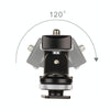 PULUZ Panorama Damping Two-dimensional Hot Shoe Head Multi-function Bracket