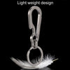 Titanium Alloy Car Keychain Multifunctional Simple Loss Prevention Belt Charm Ring, Style: Upgrade Model