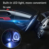 CS1016 120W Cordless Dry Wet Car Handheld Vacuum Cleaner With Light(Black)
