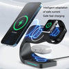 LFX-178 4 In 1 Wireless Charger For Smartphone&iWatch&AirPods(Black)