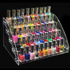 5 Layers Acrylic Nail Polish Display Rack Transparent Ladder Stand Cosmetic Essential Oil Bottle Holder