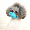 Large Blue Dog Muzzle, Anti-Bark, Bite, TPR Rubber
