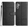 For Samsung Galaxy A16 4G / 5G Cowhide Texture Stitching Leather Phone Case(Black)