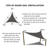 Triangle Outdoor Garden Sunshade Sail Waterproof Anti-UV Canopy, Size: 4.5m x 4.5m x 4.5m(Black)