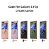 For Samsung Galaxy Z Flip6 VIETAO Dream Series Metal Ring Leather Phone Case(Purple)