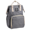 OSOCE Multi-function Mummy Bag Shoulder Large Capacity Storage Maternal and Child Package Light Simple Travel  Bag(Deep Gray)