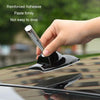 Car Solar Shark Fin With Antenna LED Warning Light, Specification: White with Remote Control
