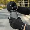 WEST BIKING Cycling Anti-slip Breathable Touch Screen Gloves, Size: XL(Black)