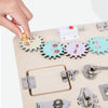 Children Busy Board Baby Early Education Puzzle Cognitive Training Montessori Teaching Kids Unlock Toys