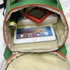 Anti-Lost Children Bag Cute Cartoon Backpack(Green)