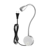 3W 160 LM 3000-3200K Flexible Goose Neck Warm White LED Reading Lamp Light Wall Mount Light Wall Sconce Lamp, Got the CE / FCC Certification, EU Plug, Goose Neck Length: 30cm