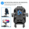 WUPP ZH-1848A2 Motorcycle Shock Absorption Riding Phone Navigation Holder, Style:M10 Ball Joint