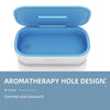 L11 Multi-function UVC Ultraviolet Mask Jewelry Toothbrush Mobile Phone Sterilization Box(Blue White)