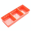 Adjustable Drawer Cutlery Divider Case Makeup Storage Organizer Box, Size:30x12x5cm(Orange)