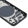 iPhone 12 Mini Back Cover Black - SIM Tray & Lens