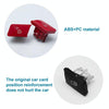 Car Left Side Door Lock Switch Buttons 2049058402 for Mercedes-Benz W204, Left Driving (Red)