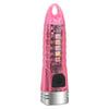 V1 Keychain Lantern Mini Light Flashlight Multifunctional Outdoor Home Flashlight(Transparent Pink)