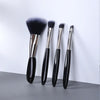 4 In 1 Black Pebbles Makeup Brush Set Eyeshadow Brush Foundation Brush Portable Makeup Brush,Style: Bare Brush