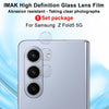 For Samsung Galaxy Z Fold5 5G IMAK Rear Camera Glass Lens Film, 1 Set Package