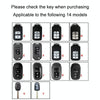 For Honda Car Key Cover Multifunctional Keychain Anti-lost Number Plate, Style: F