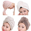 Womens Magic Quick Dry Bath Hair Drying Towel Cap Bathing Tool(Creamy White)