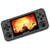 Powkiddy RG351P 3.5 inch IPS Screen Double Joystick Retro Handheld Game Console 1GB+64GB Memory, Linux OS(Black)