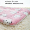 Thickened Pet Bed, 69x52cm, Pink Stars, Cat & Dog Cushion