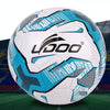 19cm PU Leather Sewing Wearable  Match Football (Fluorescent Blue)