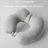 Portable Nap Neck Care Pillow Multifunctional Airplane Travel U-Shaped Pillow, Style: Dark Gray Memory Cotton