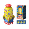 Rotating Sprinkler Flying Children Water Toys, Color: Yellow Rocket + Joint