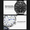 OCHSTIN 6141A Masterpiece Day-date Mechanical Men Watch(White-Blue)