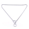 Metal Dog Chain Collar - Silver - 50cm - Strong & Durable