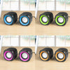 YEEZE A1 Multimedia USB2.0 Desktop Speaker Mini Computer Notebook Speaker(Black Prange)