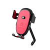 CYCLINGBOX BG-2930 Bicycle Mobile Phone Frame Plastic One-Click Lock Mobile Phone Bracket, Style: Rearview Mirror Installation (Red
