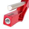 Car Modification Heightening Gear Shifter Extension Rod Adjustable Height Adjuster Lever Shift Lever with Adapters for Honda(Red)