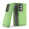 For Samsung Galaxy S25+ 5G High Transparency TPU Hybrid PC Airbag Phone Case(Transparent Green)
